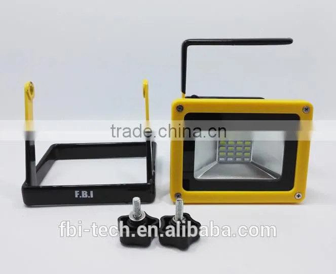 10w battery operated and portable floodlight led as rechargeable warning light