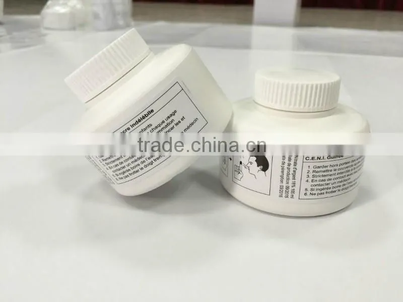 Safe Harmless Voting Ink For Voting Tenda, Plastic Bottle 80ml Indelible Election Ink