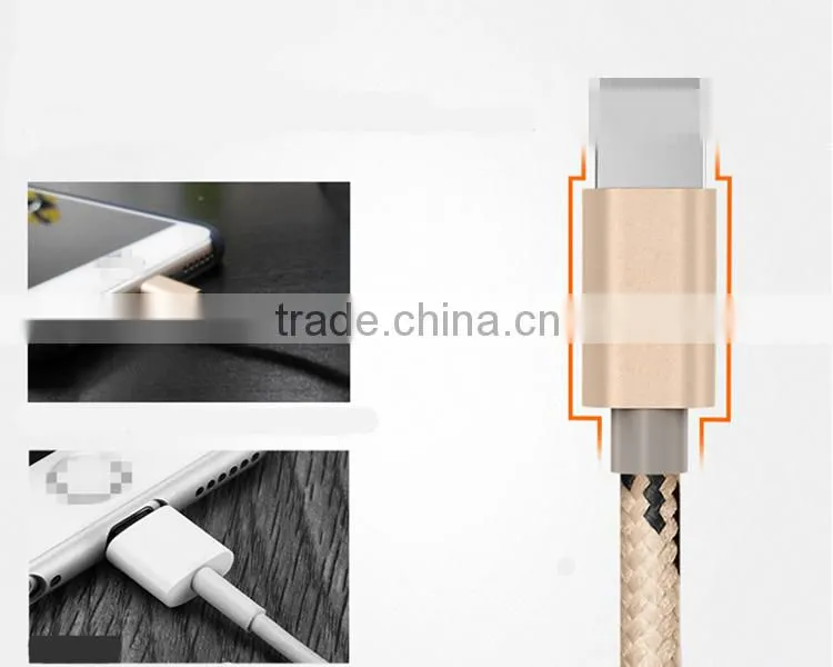 High quality Android nylon braid usb charger data cable