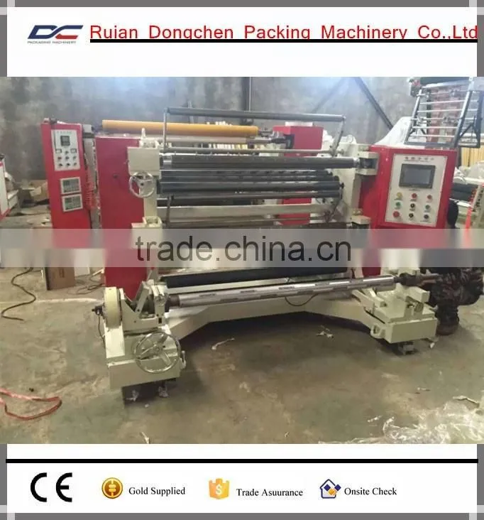 PP plastic film slitting machine PVC slitting rewinding machine wenzhou price