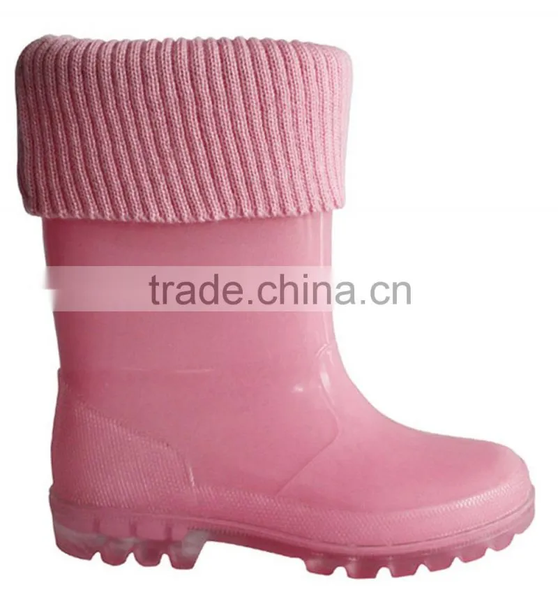 Wholesale boys car pattern PVC rain boot children cheap PVC rain boots