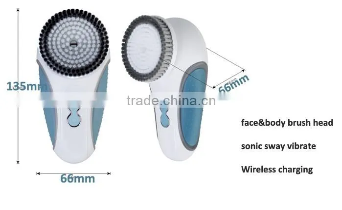 Sonic face cleansing brush