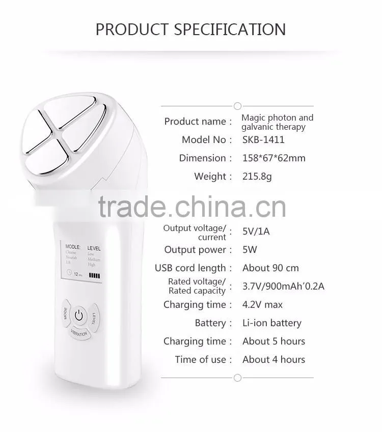 LED skin care beauty equipment use photon therapy