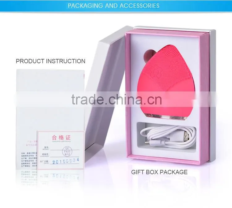 Face machine electric stimulation silicone face exfoliate brush
