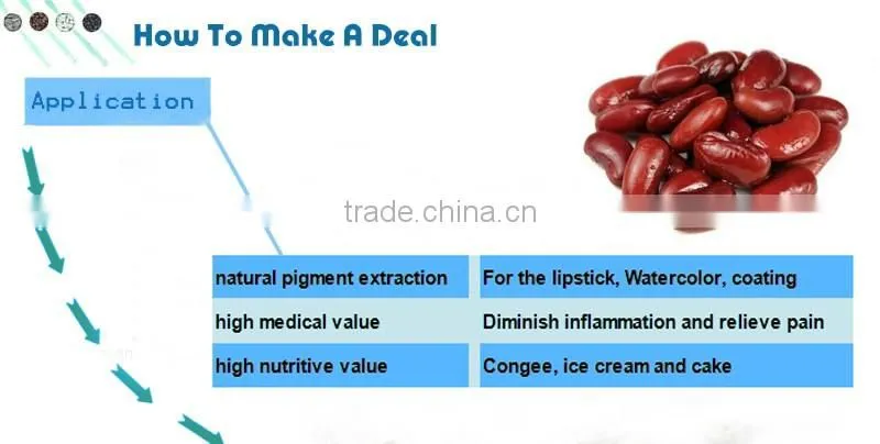 ECO- friendly organic England dark red kidney beans