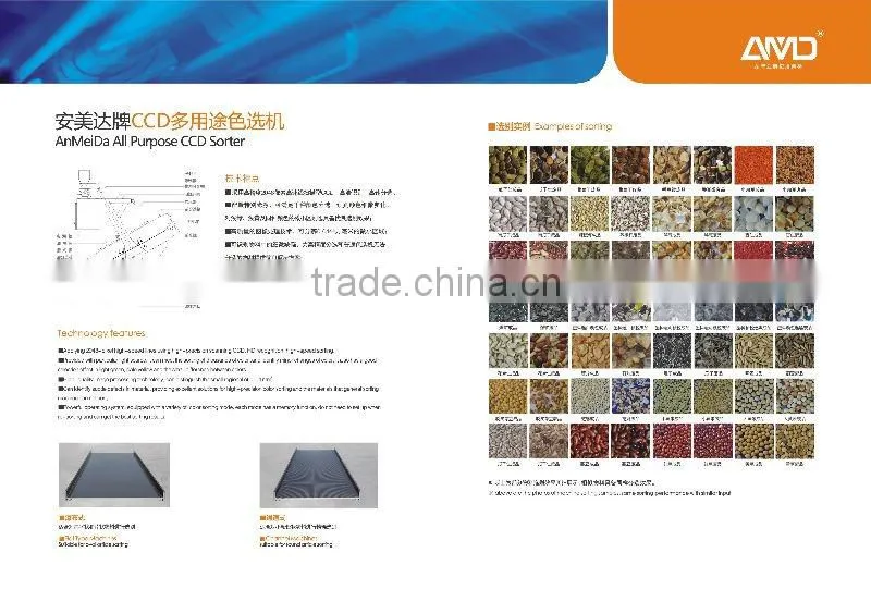 optical color sorter ore color sorter