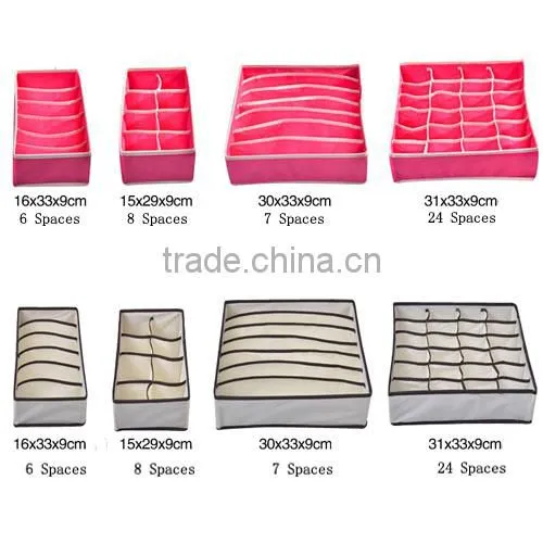 HOt! 4 PCS Sets Nonwoven Storage Boxes/Organizer (BBK098)