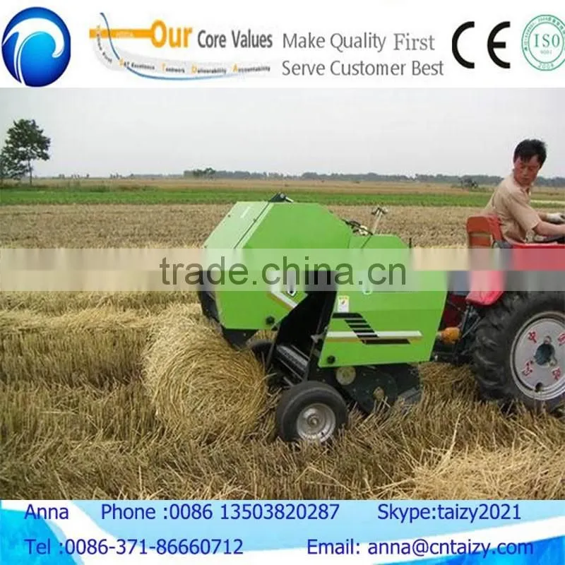 2016 China best selling mini round hay baler