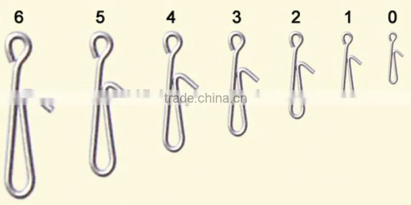 Stainless steel fishing hanging snap hook