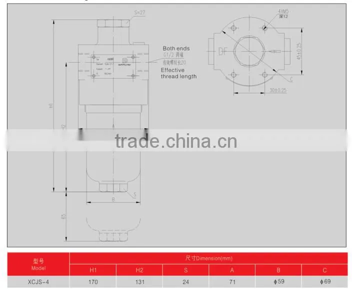 XCJS-4 Hydraulic Pressure Line Pilot Valve Filter For Oil Filter Machine