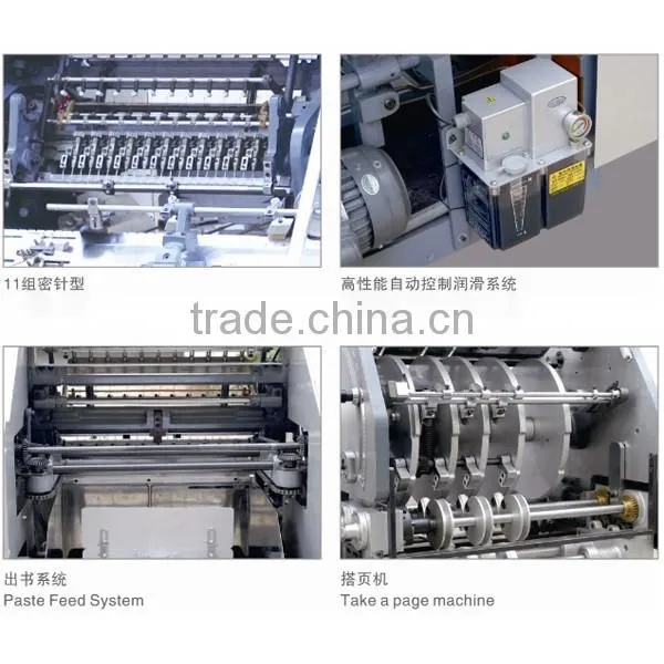 460 auto feeding book sewing press machine