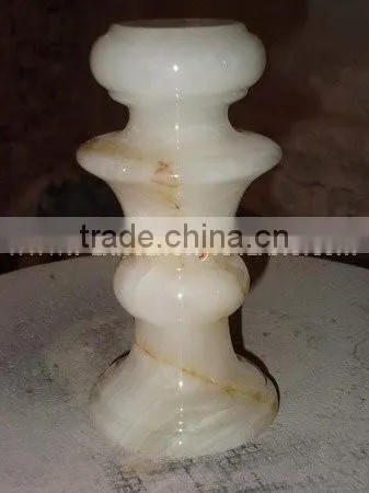 EXPORT QUALITY Modern style ONYX CANDLE HOLDERS STANDS