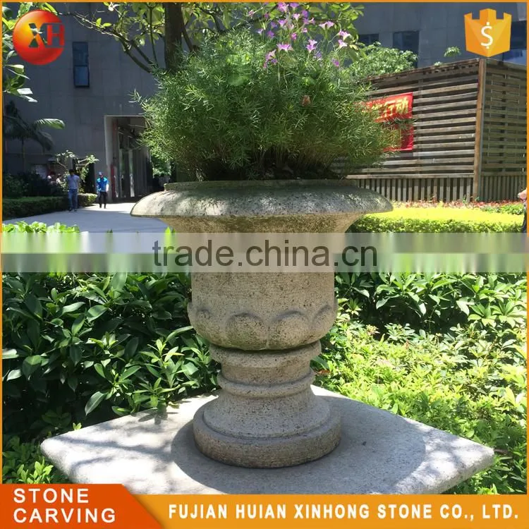 garden stone planter pots,large stone garden pots