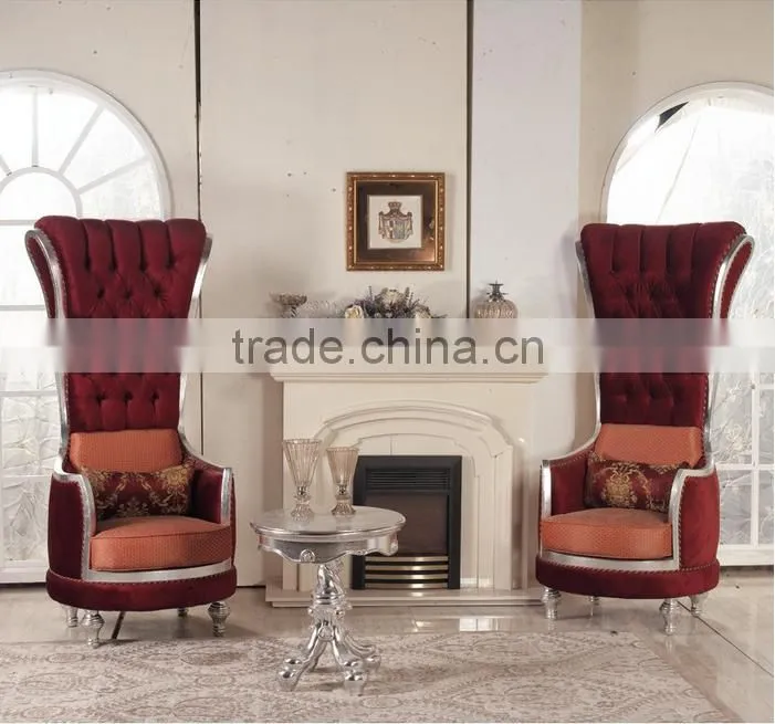 BISINI Classic Solid Wood with Fabric Chair, Elegant Designed Living Room Set, Leisure Table and Chairs Set (BF01-X1199)