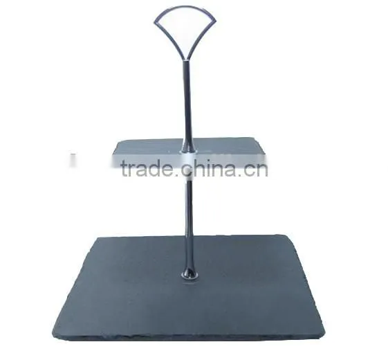 natural slate tapas serving plate