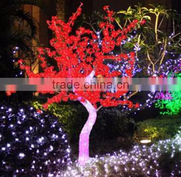 led lighting colourful shinning tree man made fake led tree