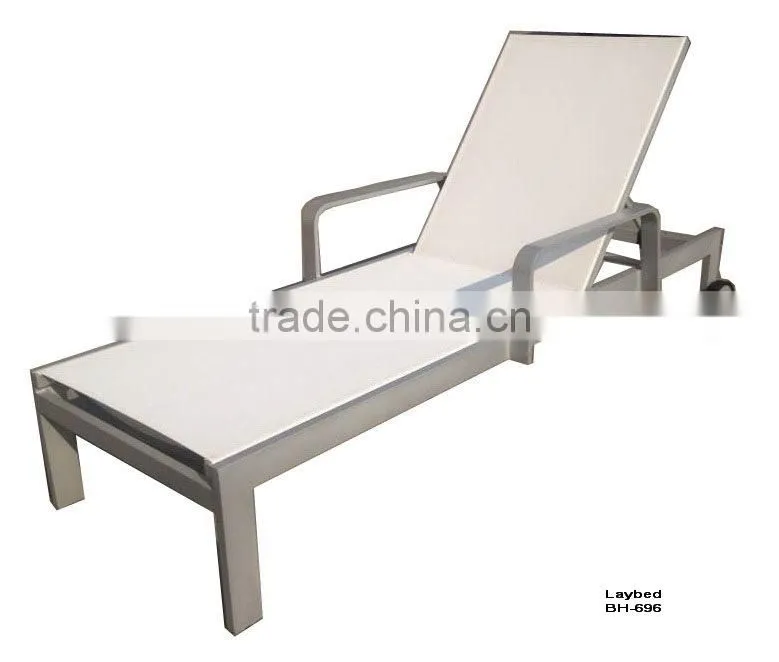 New Garden Sling Furniture Poolside Sun Lounger