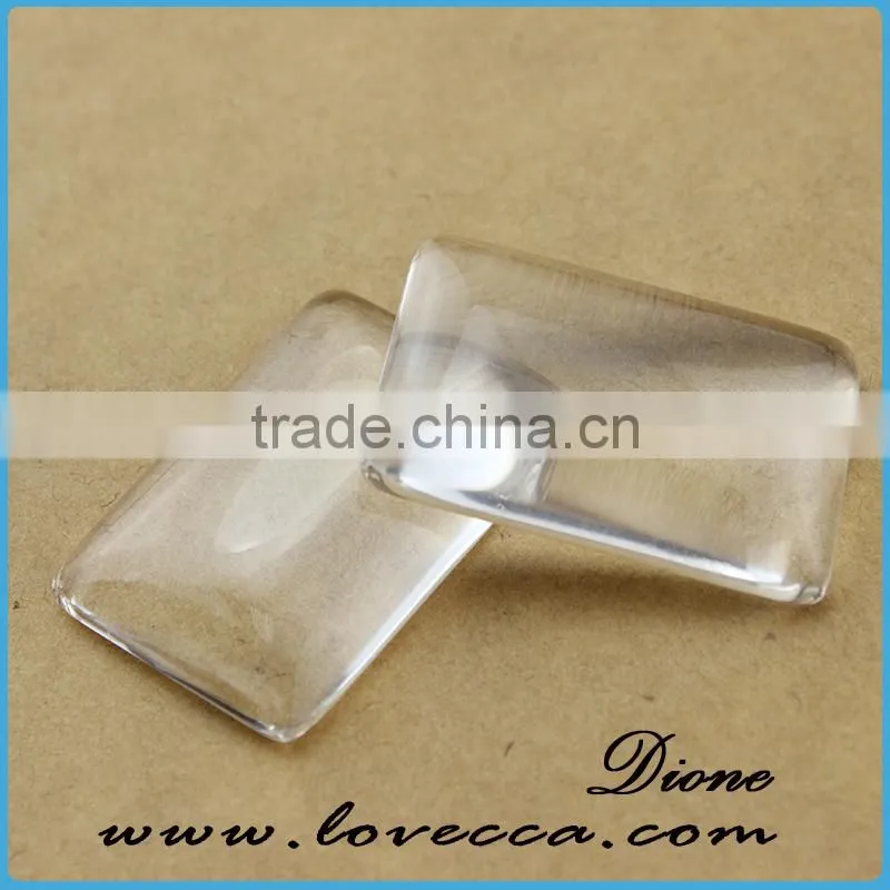 Various Shape DIY Jewelry Cabochon 8-30MM Flat Back Clear Crystal Glass Cabochon