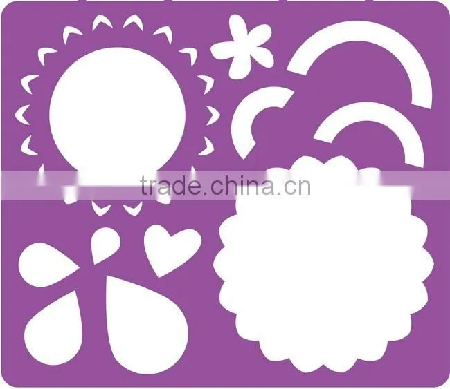 Funny Plastic Drawing Stencil For Children