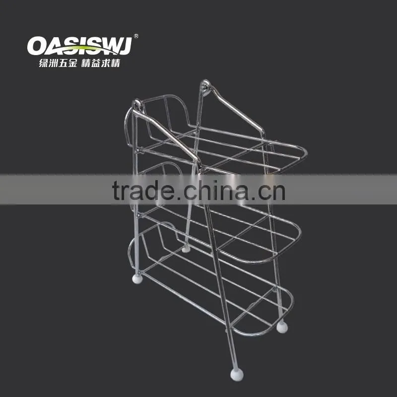 Three Tiers Detached Mental Bottle rack for kitchen