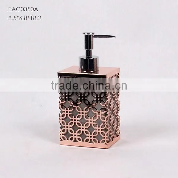 Bathroom fitting concrete / copper bathroom accessory set