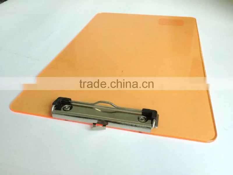 Sales promotion good quality custom design oem plastic clipboard with nice printing