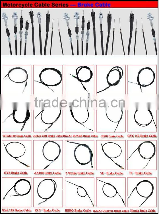 high quality control cable parts motorcycle for pulsar speedometer