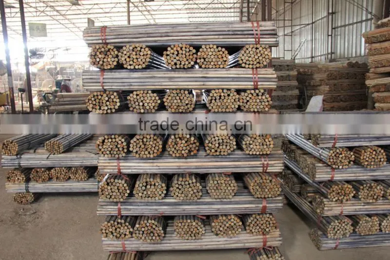 Natural/ Varnished/ PVC coated wood handle for mops/ broom