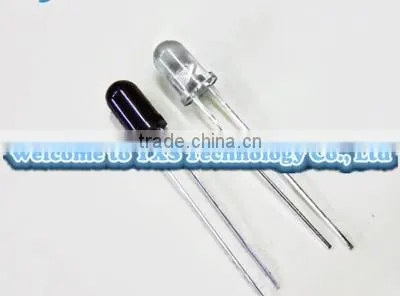 Infrared ray tube 5MM receiving tube PT334-6B transmitting tube IR333C-A INFRARED LED