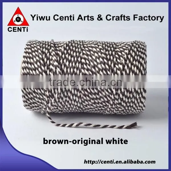 High quality black and original white original cotton bakers twine