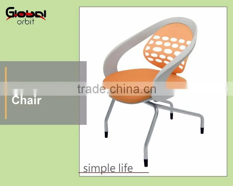 Ergonomic office chair with wheels, height adjustable colorful computer chair