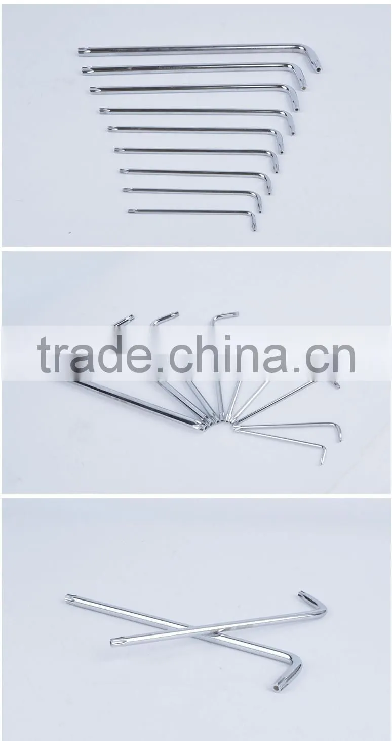 CR-V offset ring end hex key sockets wrench set,hex sockets set,CR-V socket wrench set