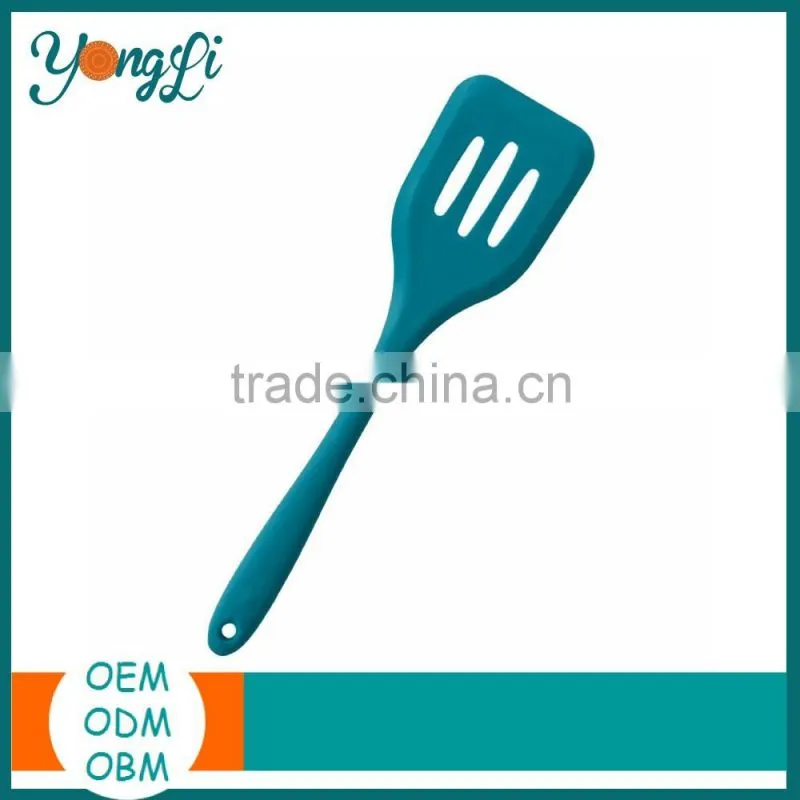 Kitchen Tools Ware Stainless Steel Handle Silicone Turner