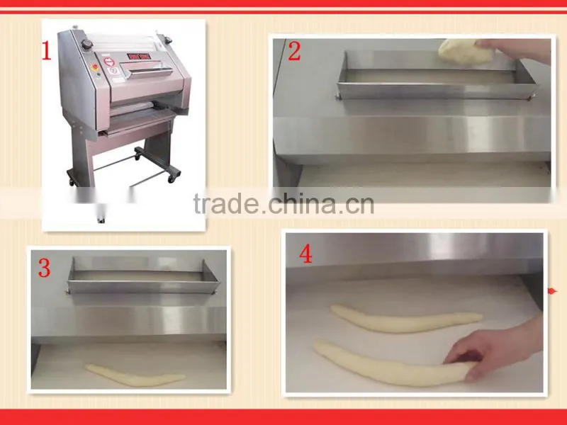Easy Control French Bread Roll Moulder,50-1250G Bread Moulding Machine