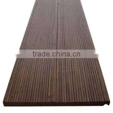 Distressed High Density Outdoor Strand Woven Bamboo Decking in Dark Chocolate Color -KE-OS0823