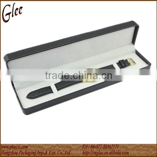 Rectangle single leather men smart watch case/box