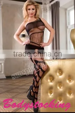 2015 High quality hot sales fishnef lingerie bedroom costumes sexy micro teddy lingerie