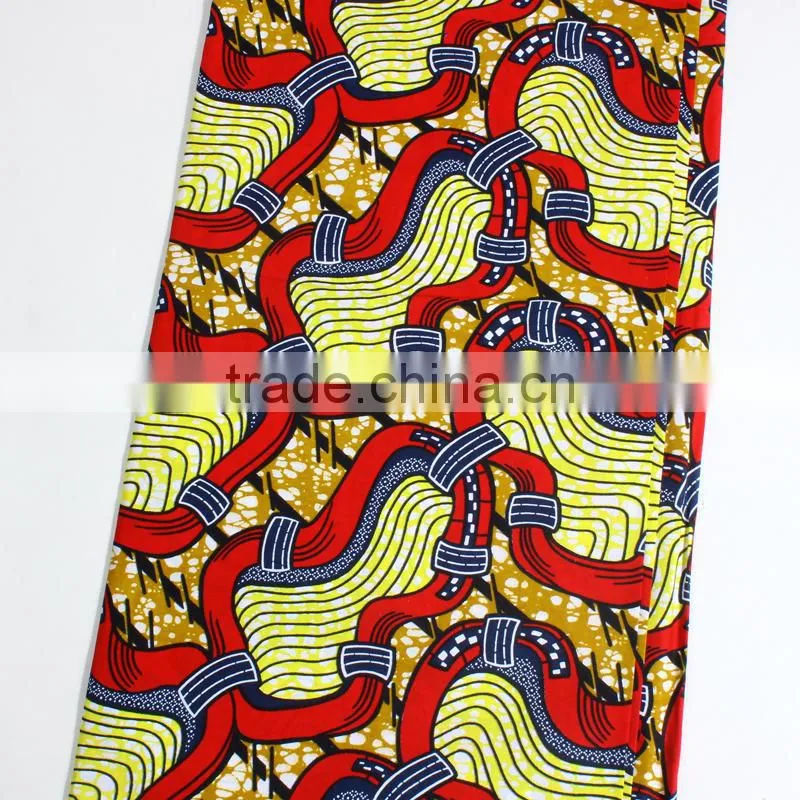 New Nigerian Wax Printed Ankara Fabrics African Wax Lace 2017