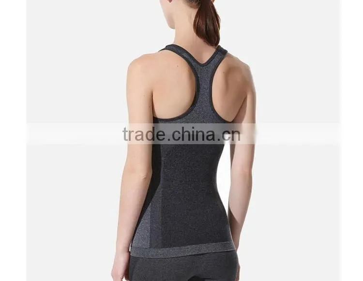 hot sale fashion cotton/polyester women gym dry fit tank top