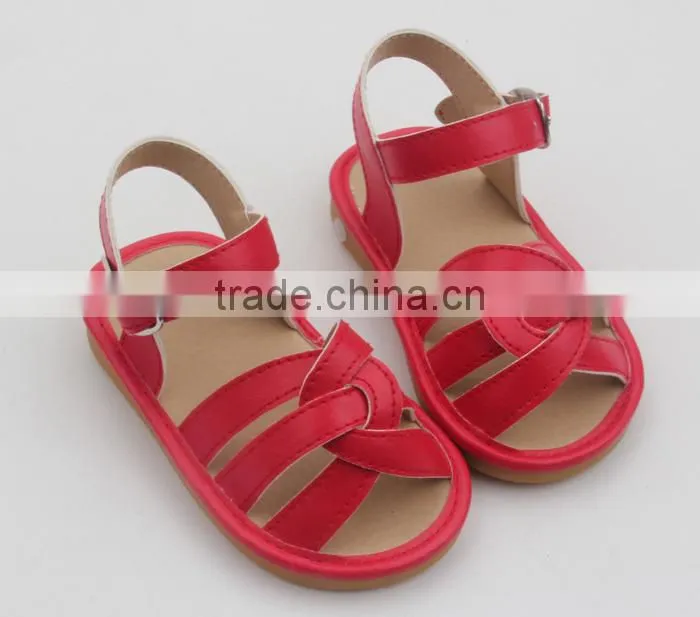 Skidproof high quality squeaky shoes kids children sandals