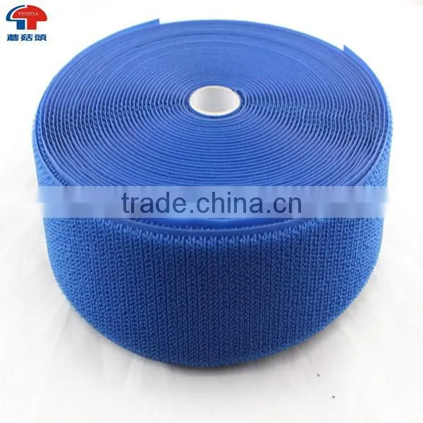 Super soft unnapped hook and loop long service life magic tape