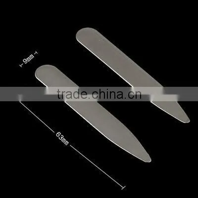 Customize Metal Stainless Steel Collar Stays w Logo Assorted Sizes 2017