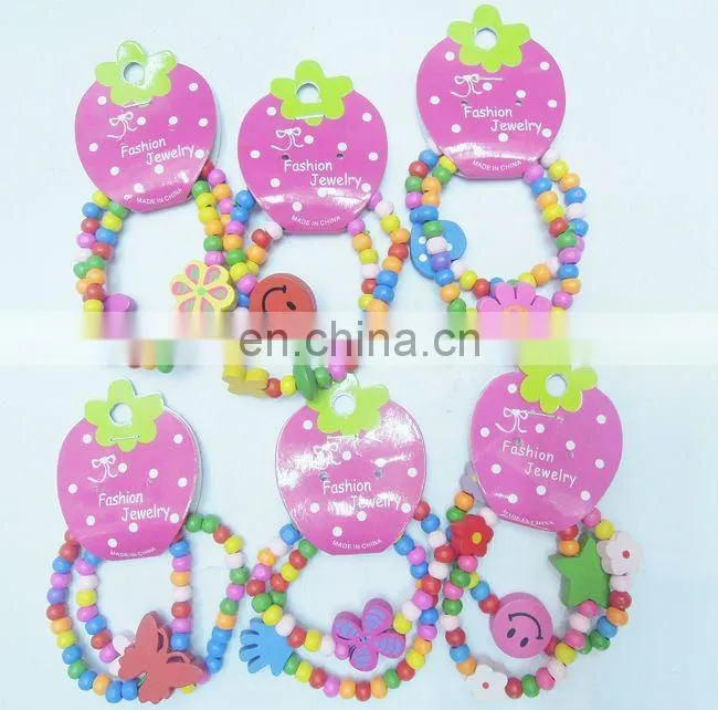 colorfull flower and beads bracelet
