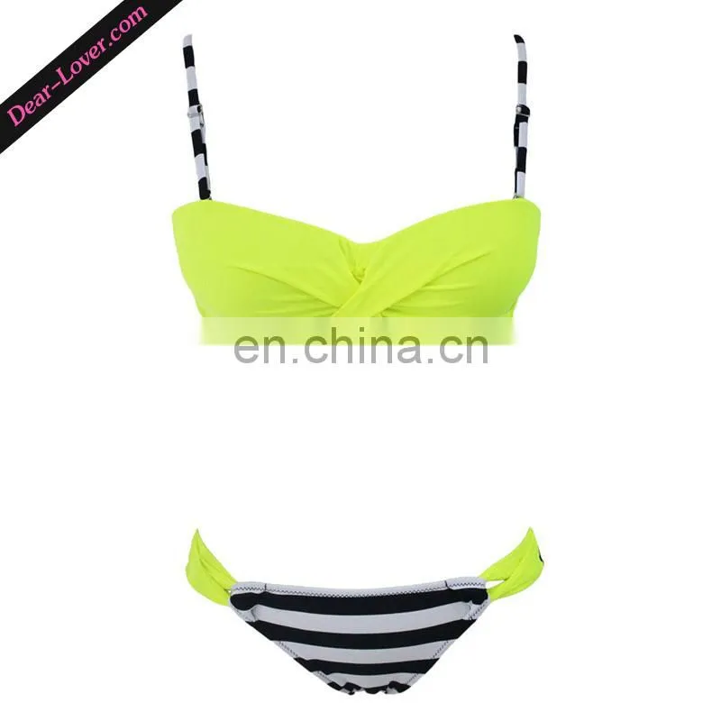 Sexy Cross Back Two Piece Push Up Brazilian Bikini