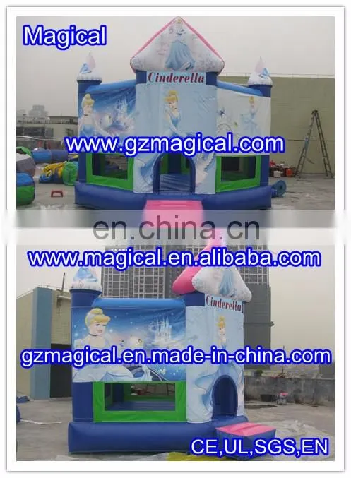 Cinderella inflatable bouncy castle inflatable jumper inflatable bouncer