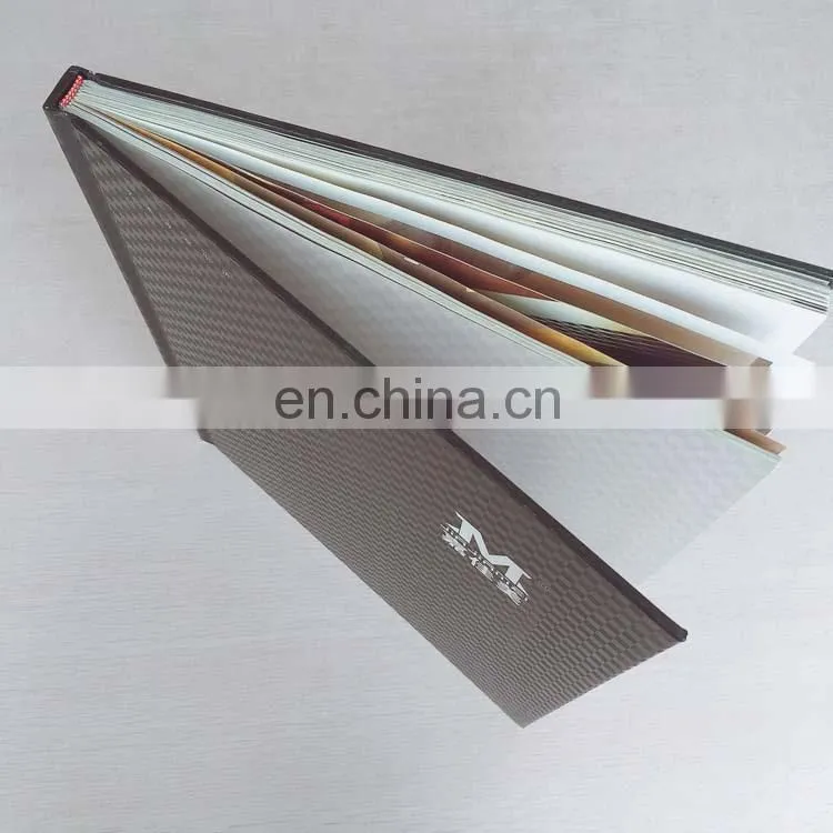 China manufacture cheap A3/A4/A5/A6 full color printing hardcover company product catalogue