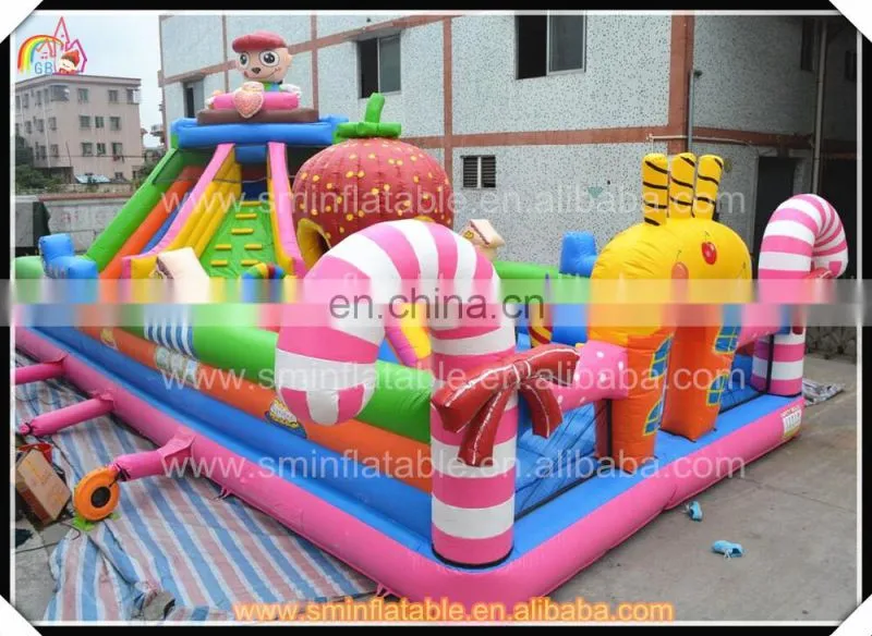 Top Fun Inflatable cartoon funcity,interesting amusement park,outdoor inflatable park