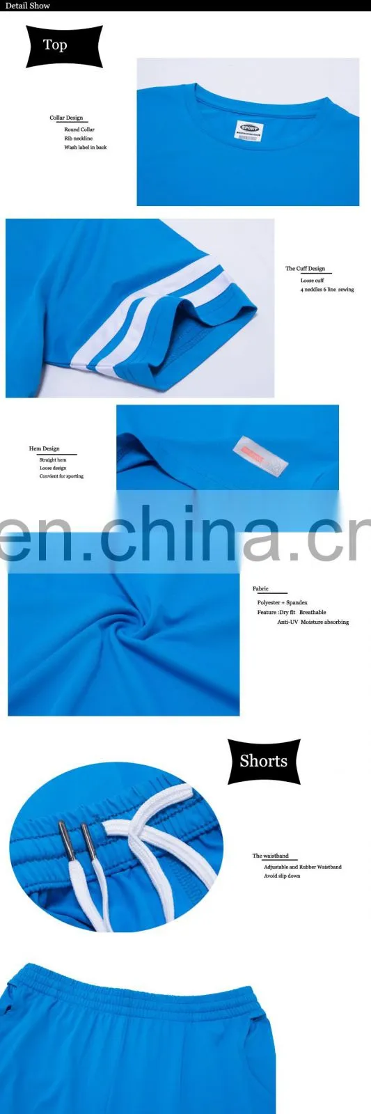 2017 soccer wear top thai dry fit cheap custom sublimation training soccer uniform jersey shirts sets for teams bulk wholesale