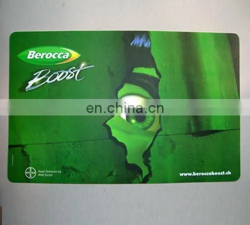 Wholesale eco-friendly custom made plastic placemats