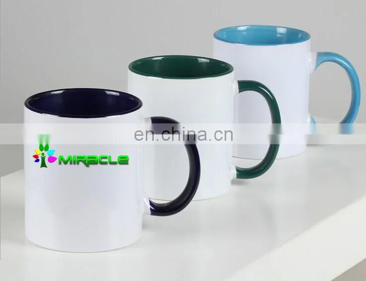Top Grade Heat Transfer Sublimation Two-tone Color Coated Coffee Mug
